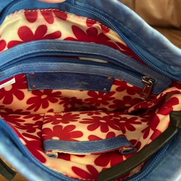 Blue and Brown Crossbody Bags - Picture 4 of 5